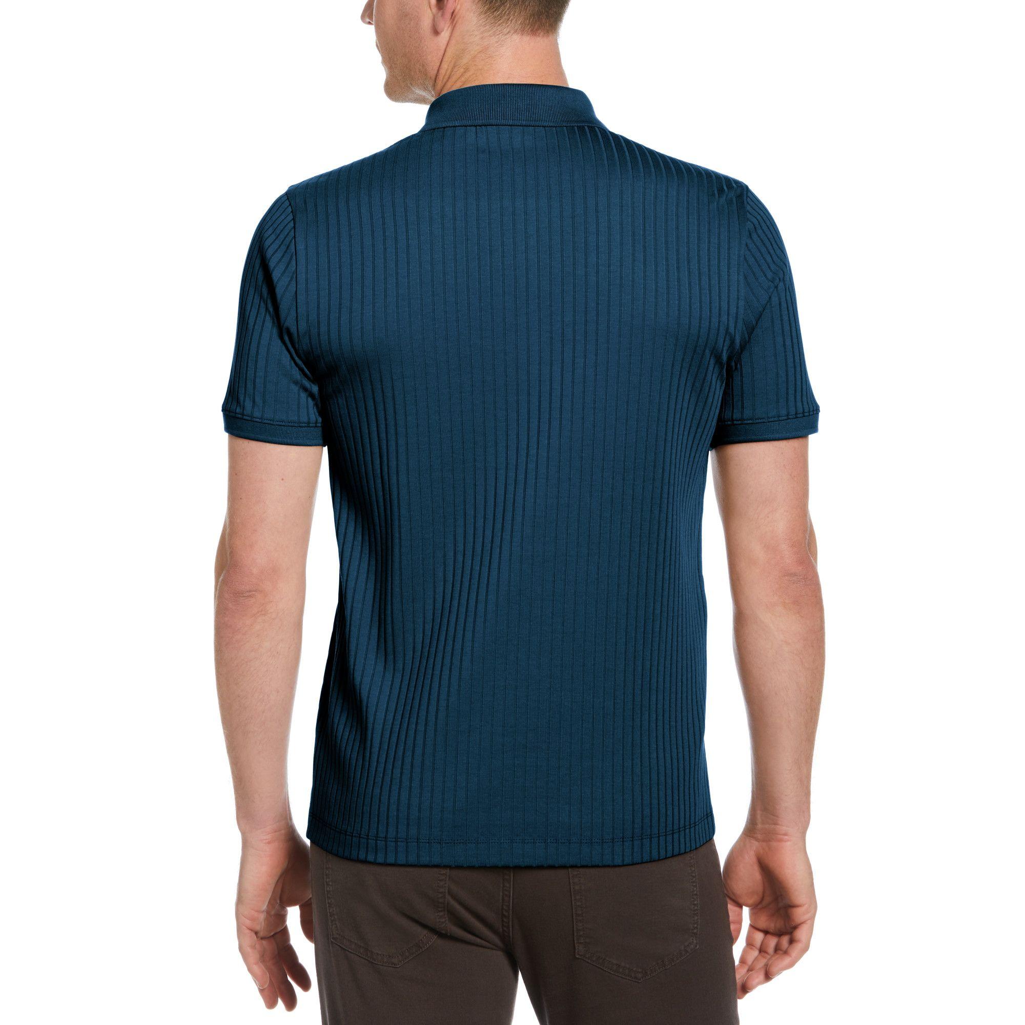 Polera Hombre Polo Manga Corta Azul Oscuro-1
