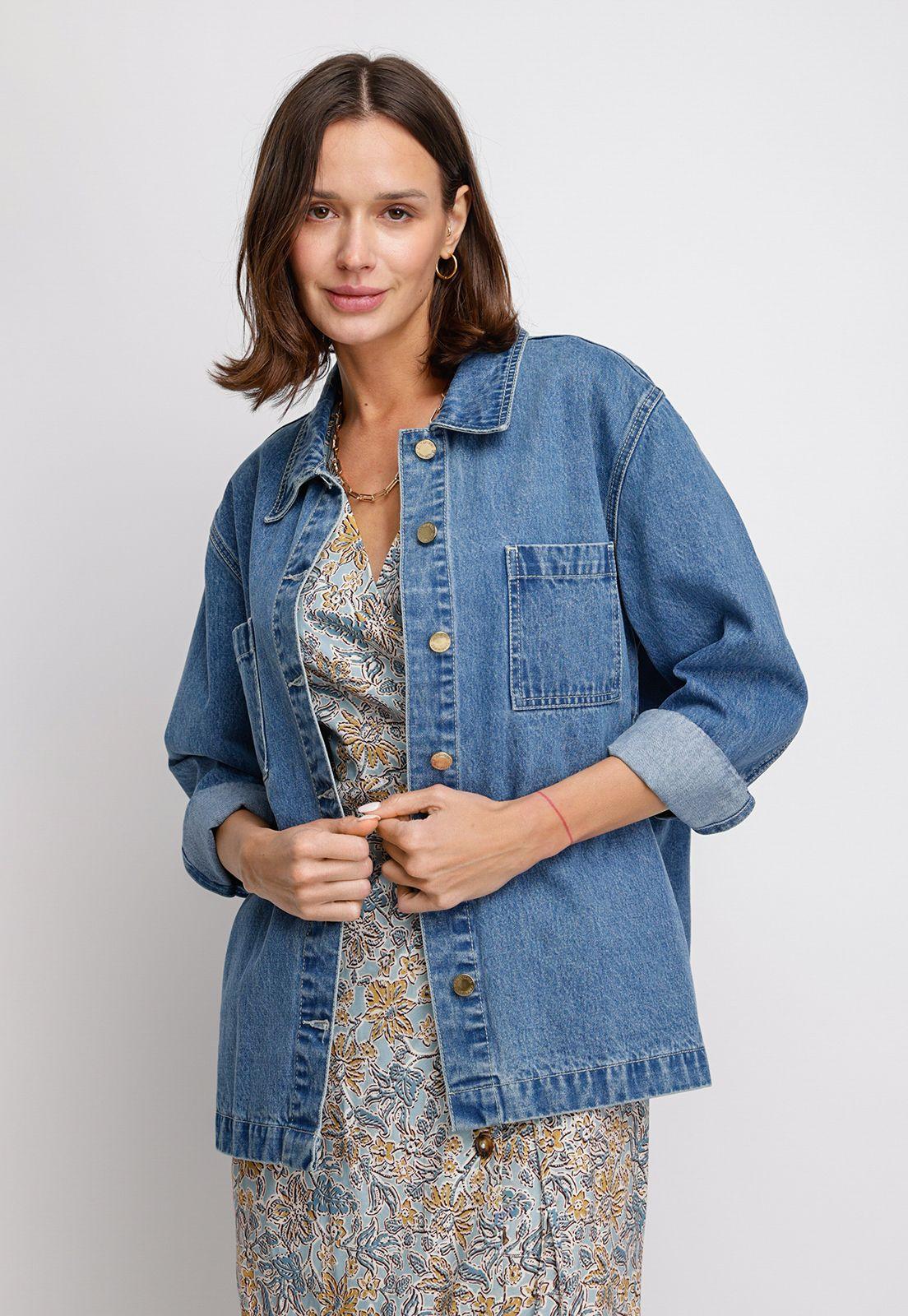 Chaqueta De Mujer Melissa Celeste-0