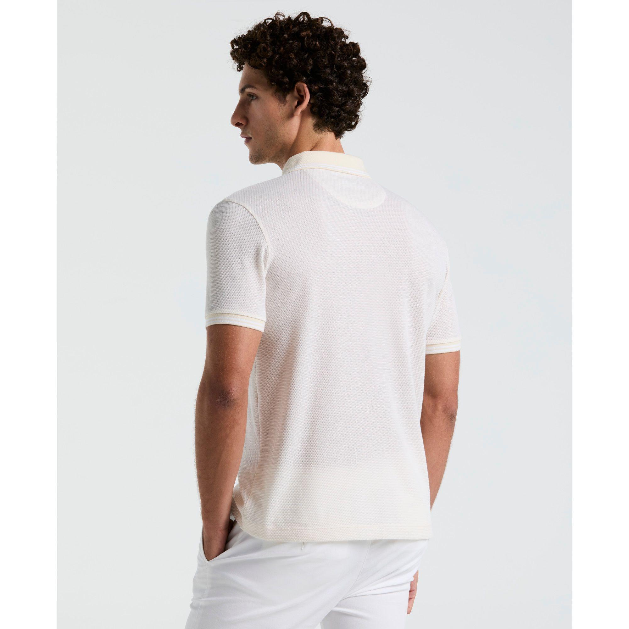Polera Hombre Polo Manga Corta Beige OPKS2530-1