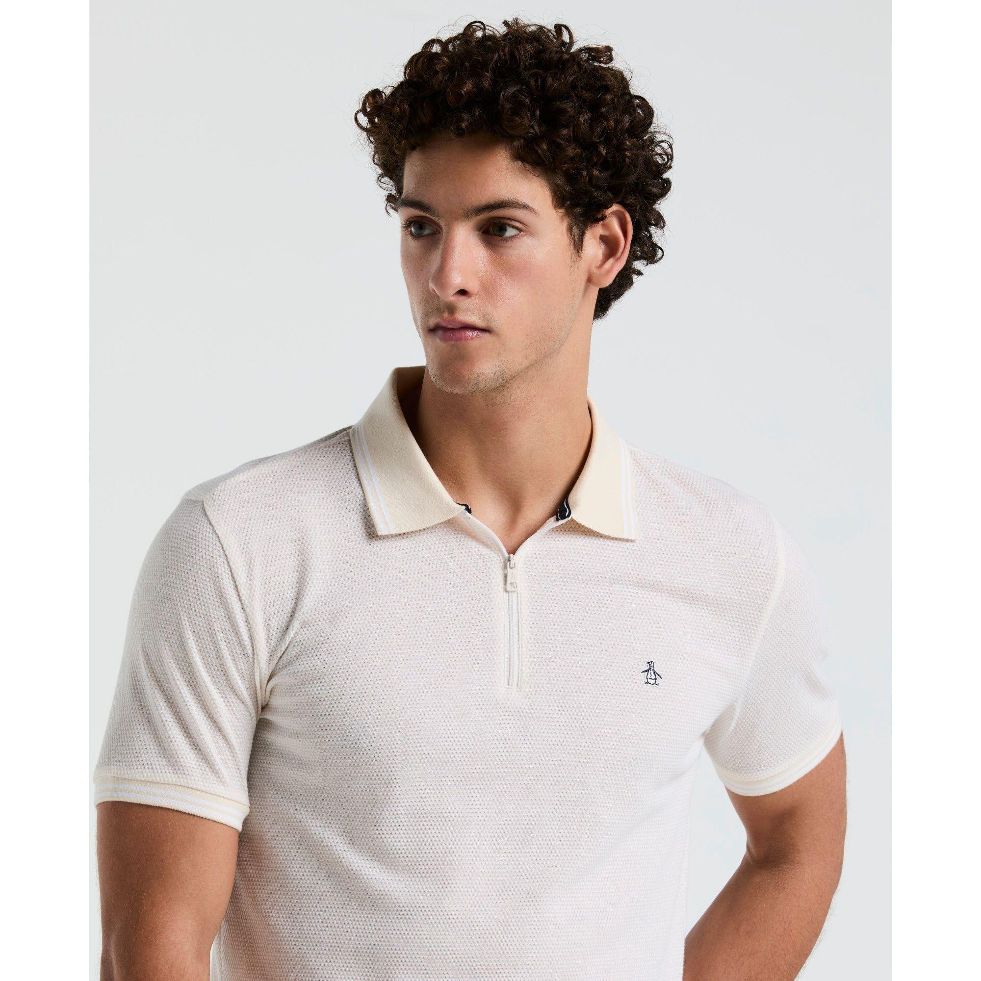 Polera Hombre Polo Manga Corta Beige OPKS2530-2