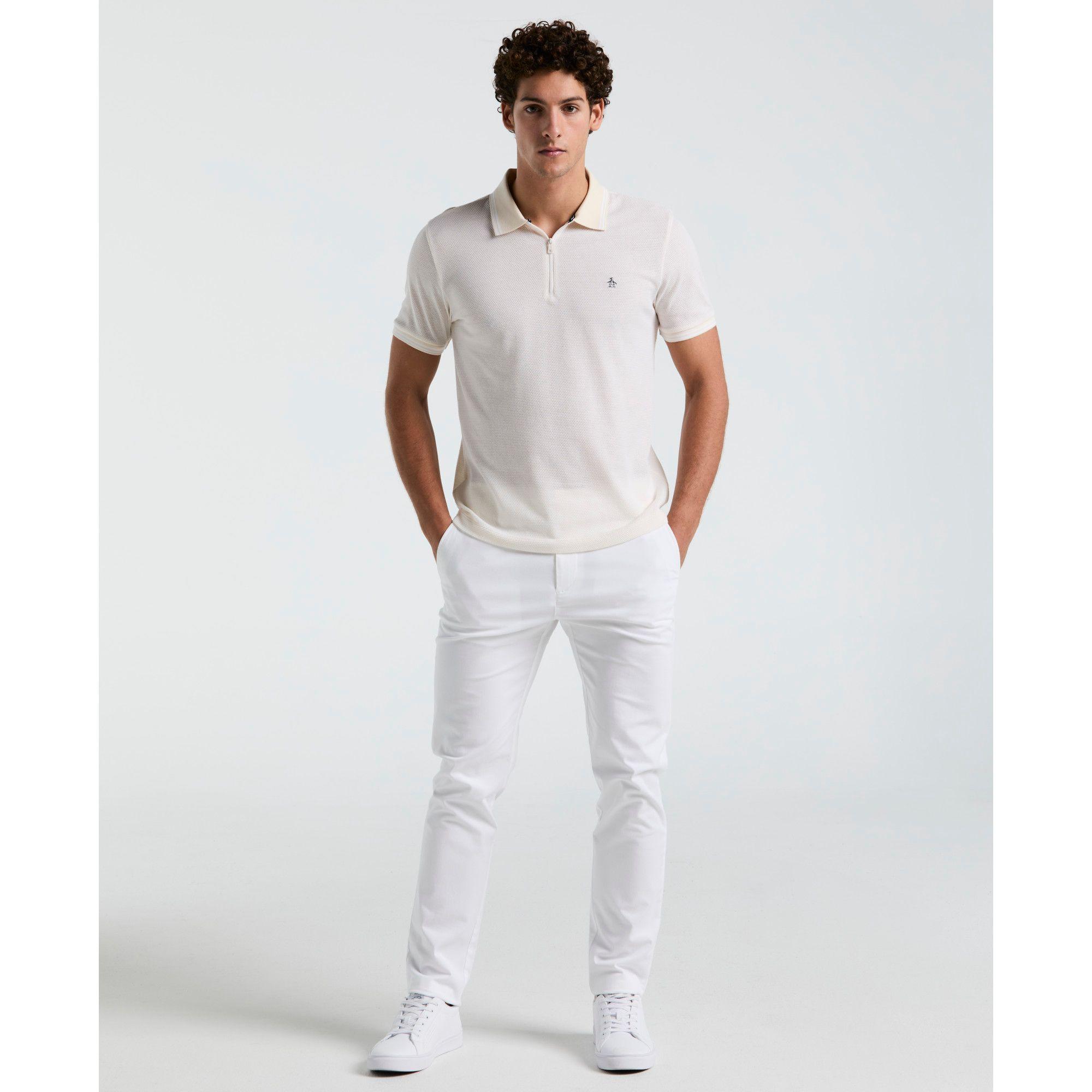 Polera Hombre Polo Manga Corta Beige OPKS2530-3