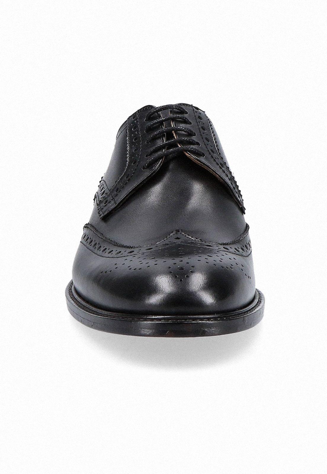 Zapatos Formal Italianos Voltago Wingtip Oxford Negro-2