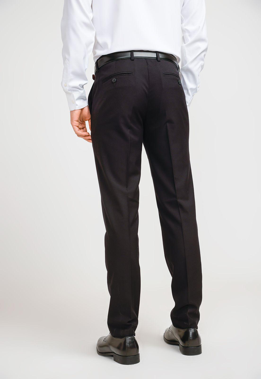 Pantalón Hombre Formal Negro-1