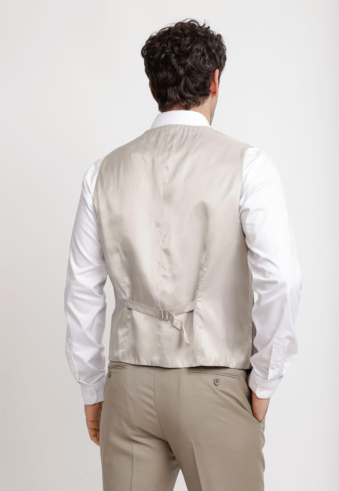 Gilet Hombre Formal Executive Beige-1