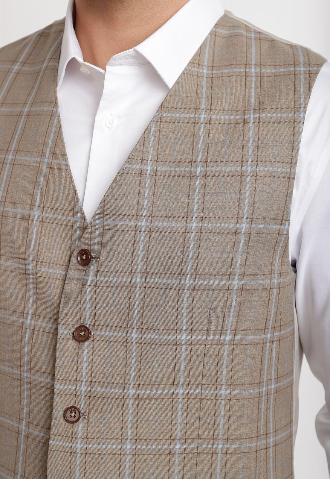 Gilet Hombre Formal Executive Beige-2