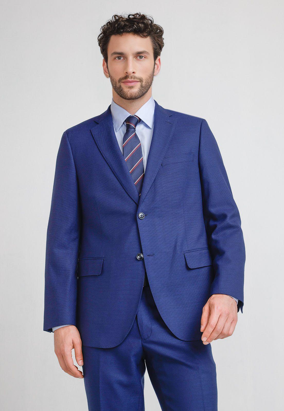 Traje Hombre Formal Washable Executive Azulino-3