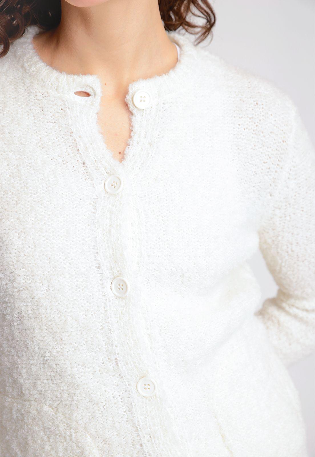 Tejido De Mujer Modelo Dana Color Crudo-2