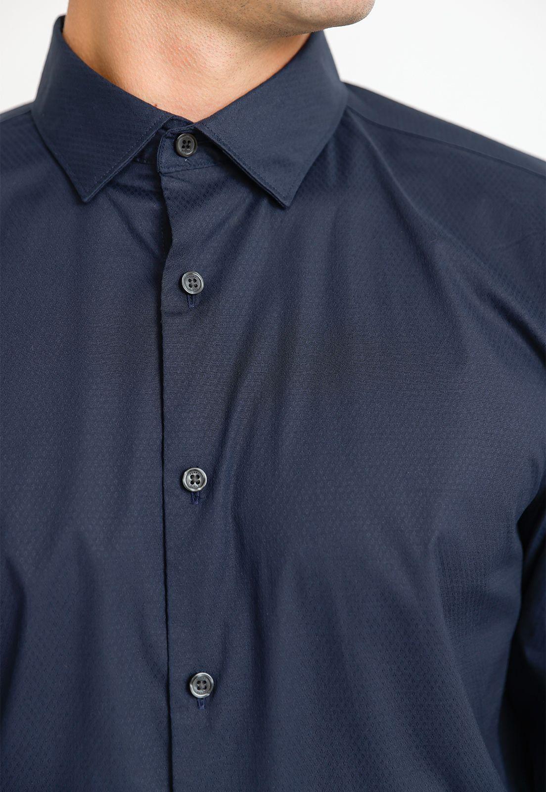 Camisa Casual Hombre Navy-2