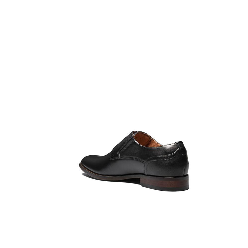 Zapato Sorrento Plain Toe Single Monk Strap Negro-6