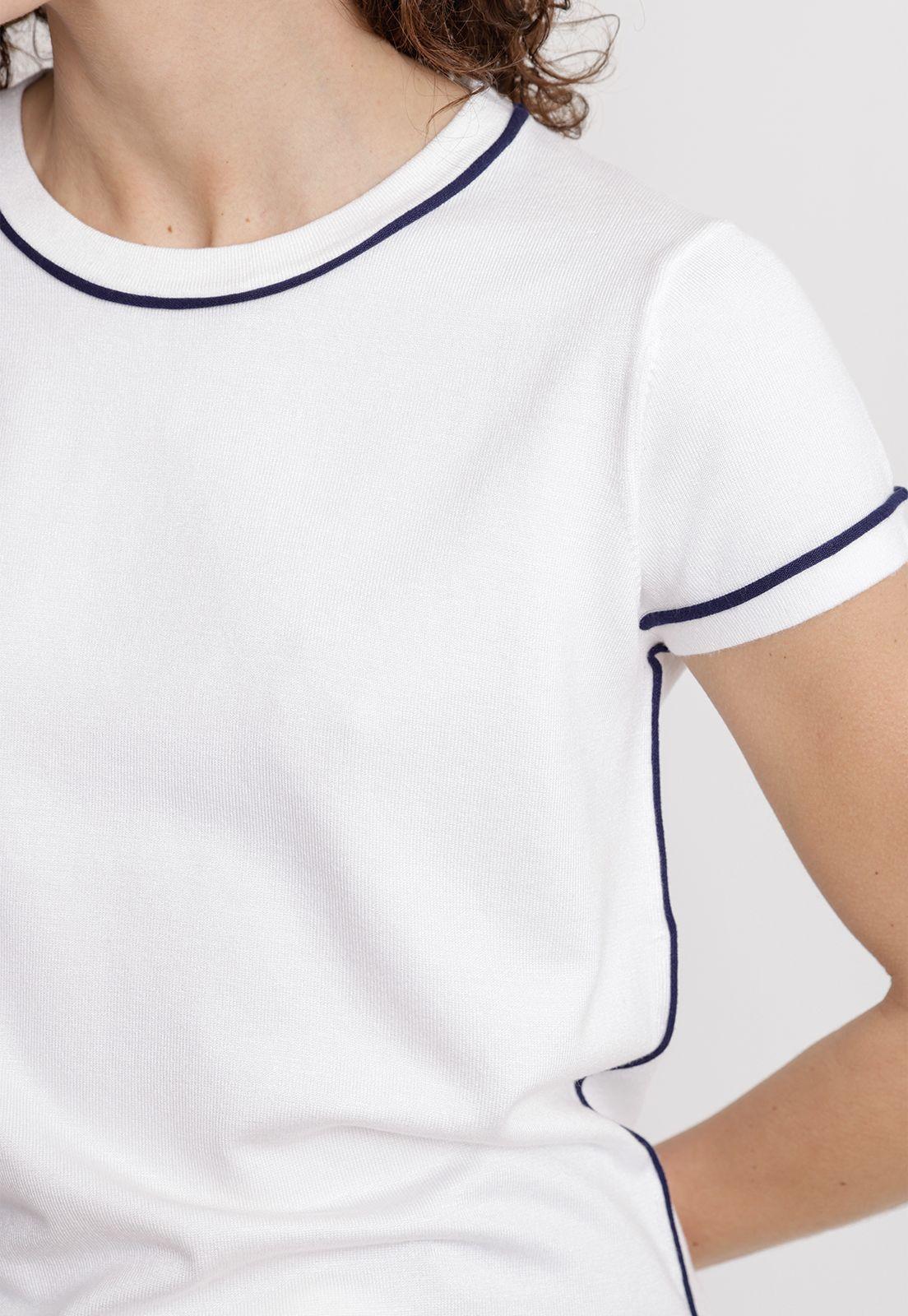 Polera Mujer Jazmin Viscosa Blanco-2