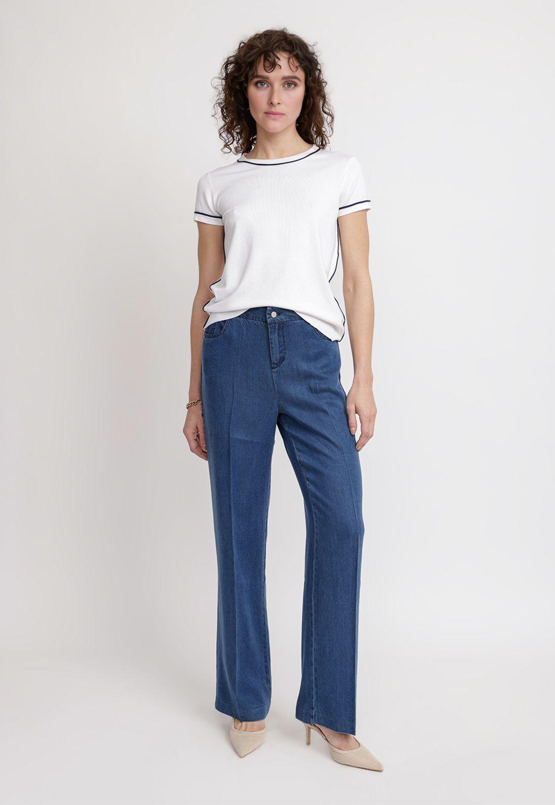 Polera Mujer Jazmin Viscosa Blanco-3