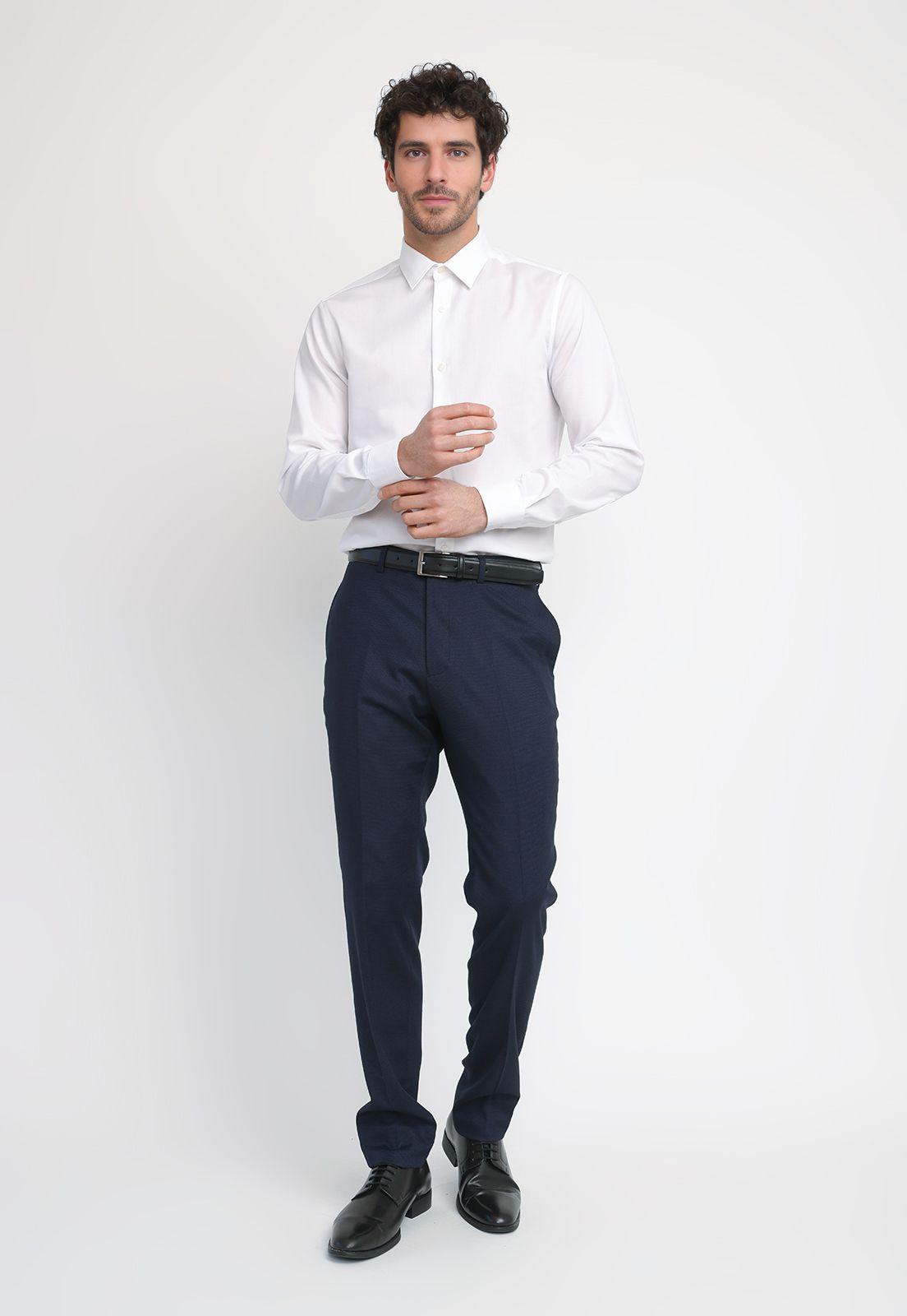 Pantalón Formal Hombre Suit Separate Navy THE WASHABLE SLIM-3