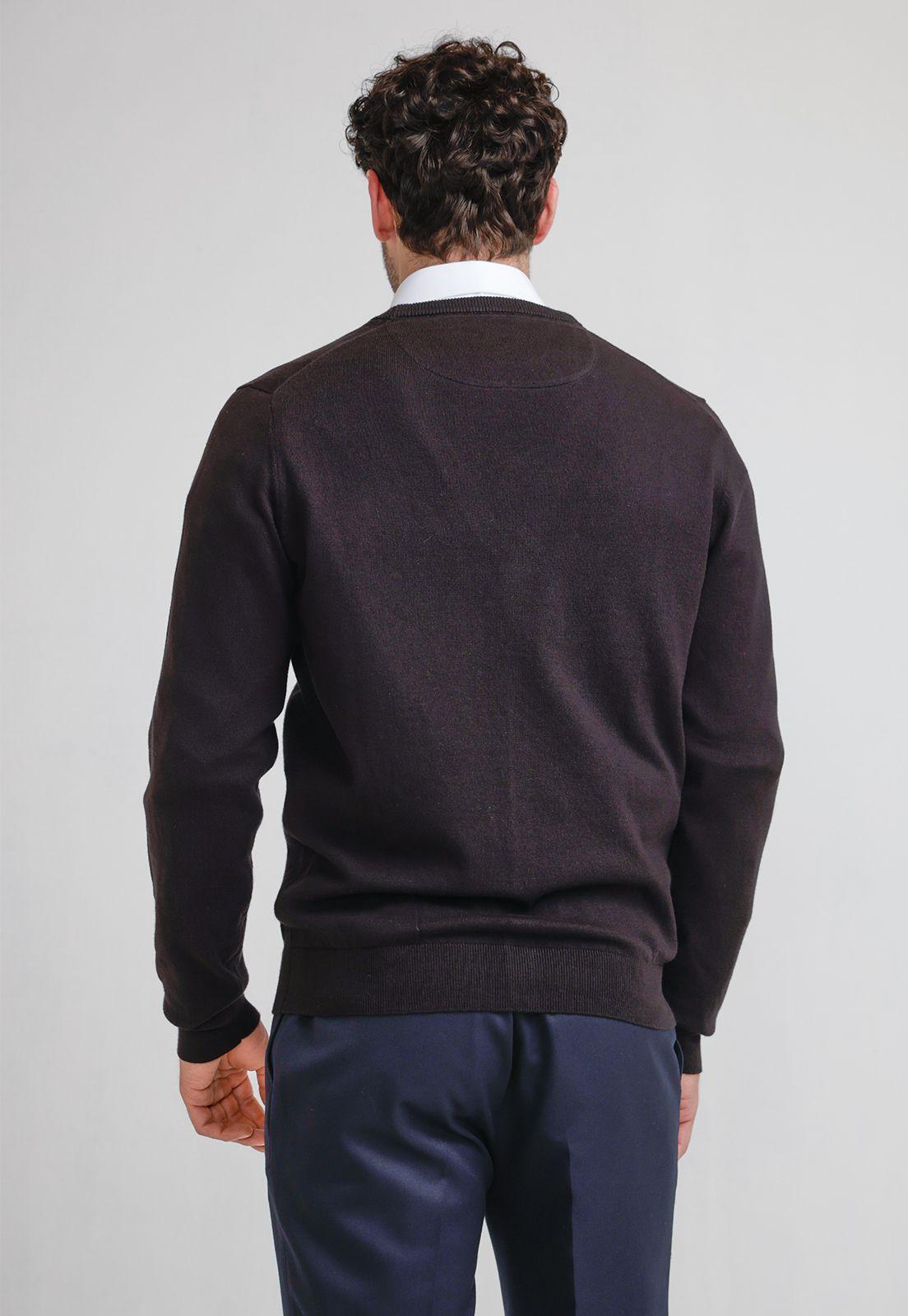 Tejido Hombre Formal Cardigan Negro-1