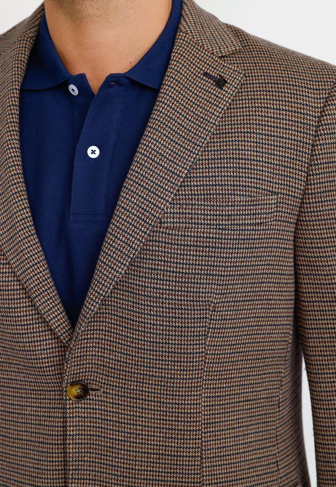 Chaqueta Hombre Clark Knit Beige-2