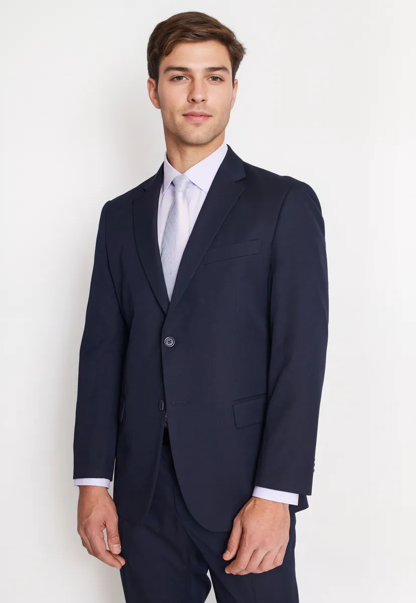 Traje Formal Básico Regular Twill Navy-1