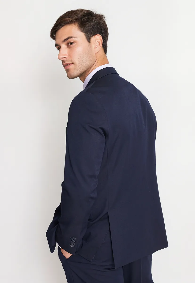 Traje Formal Básico Regular Twill Navy-2
