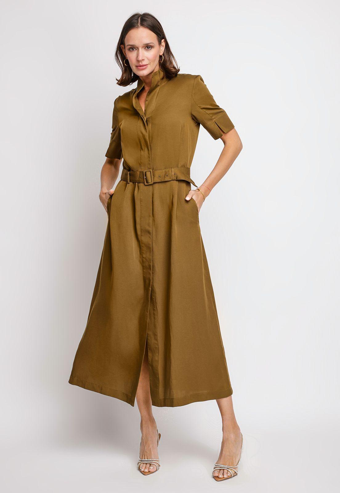 Vestidos De Mujer Caledonia Tabaco-0