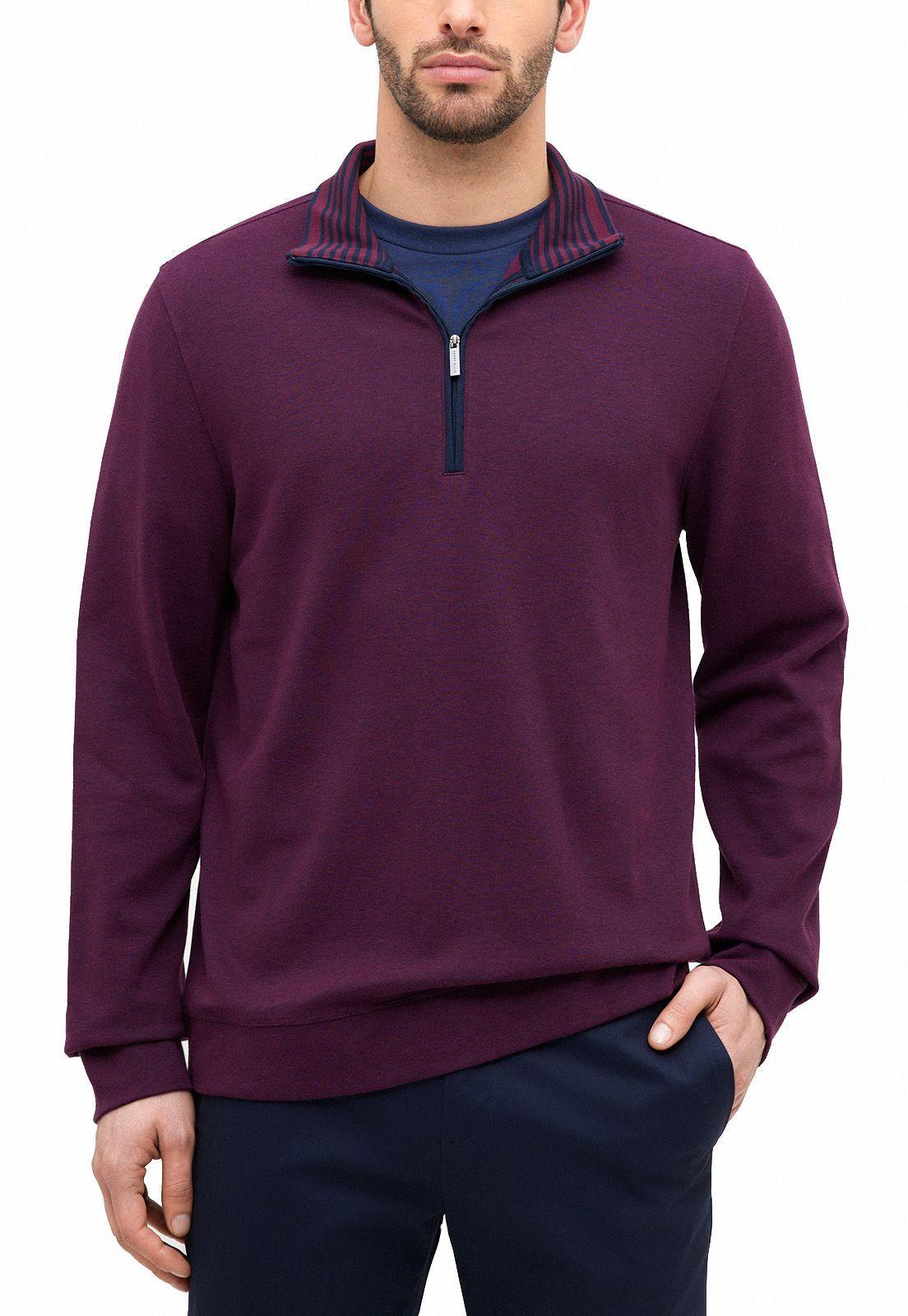 Polerón Icon Quarter Zip Burdeo-0