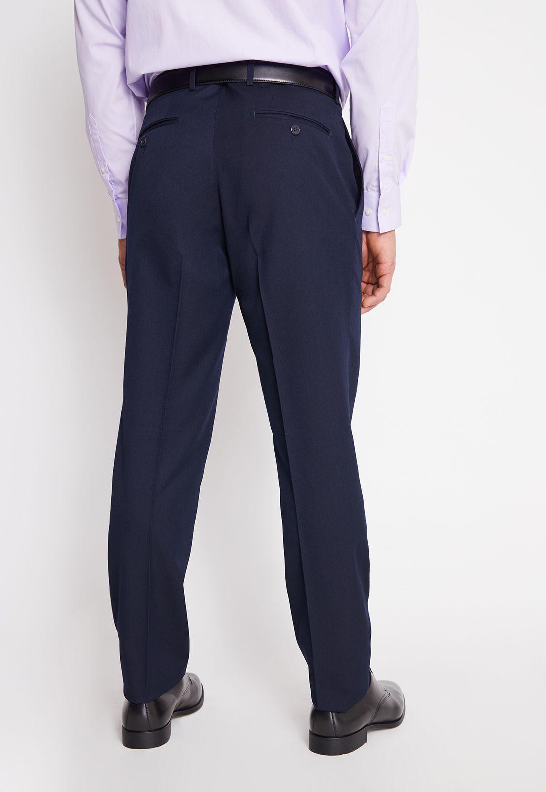 Traje Formal Hombre Regular Twill Azul Marino-5