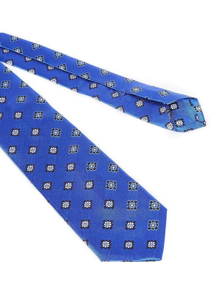 Corbata Luxury Fantasía Azul Medio-1
