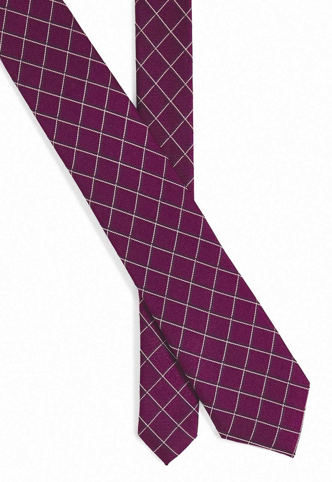 Corbata Fantasía Burdeo Resist Spill-1