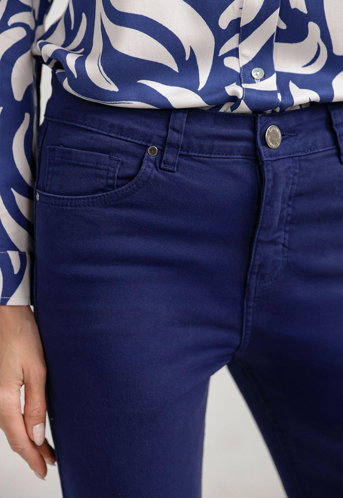 Pantalón Mujer Petra Algodón Peruano Navy-2