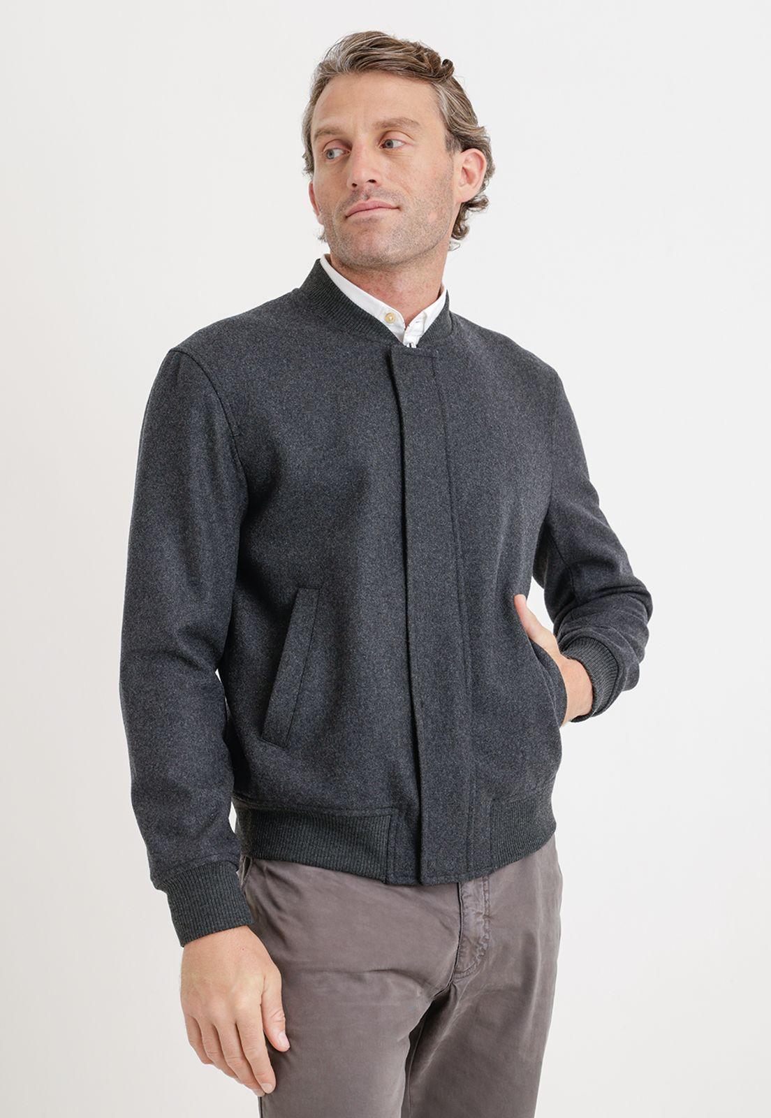 Chaqueta bomber hombre lana marengo-3