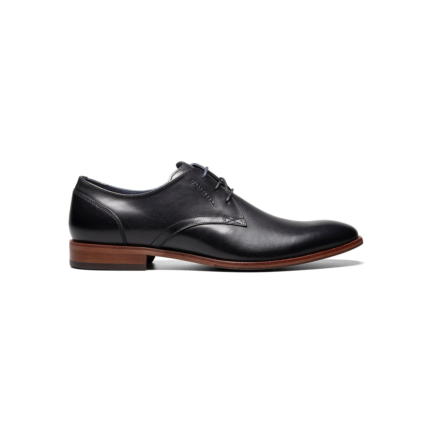 Zapatos Casual Negro Flex Plain Toe Oxford-2