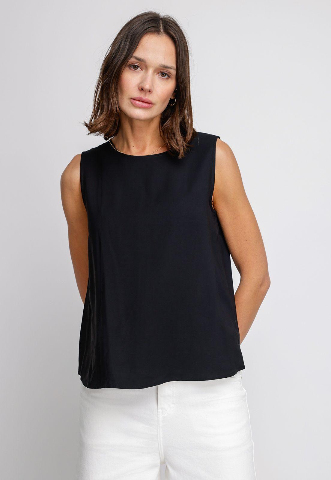 Blusa De Mujer Bora Negro-0
