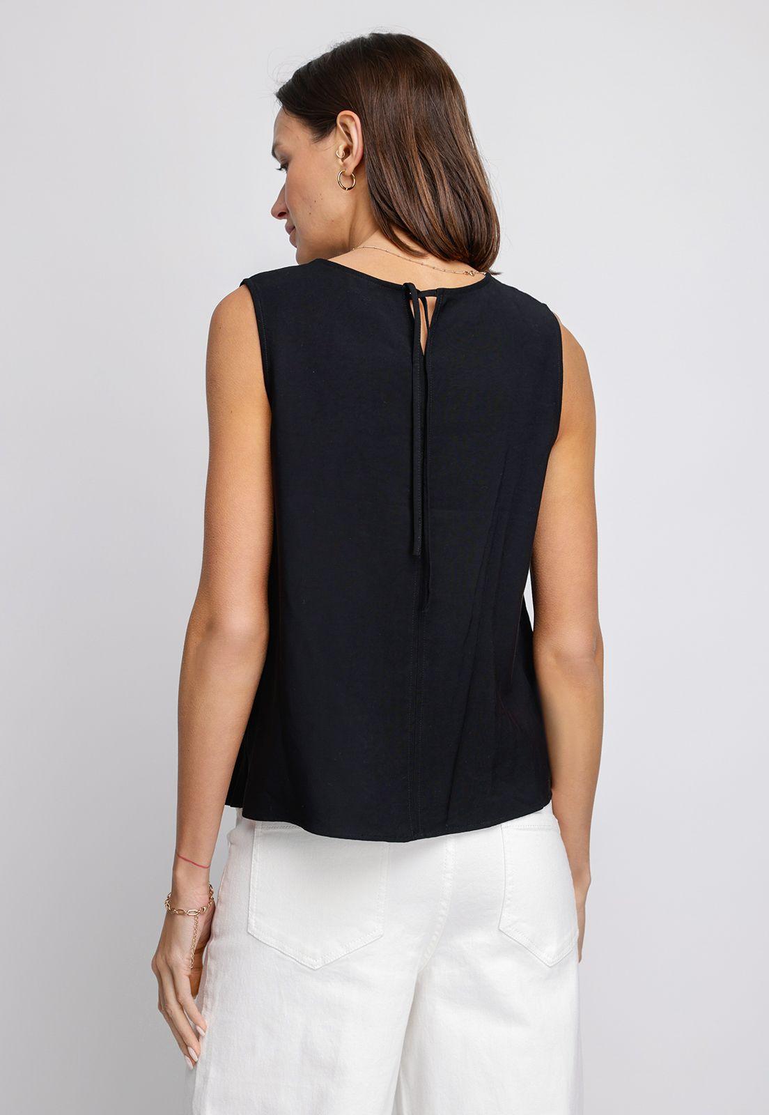Blusa De Mujer Bora Negro-1
