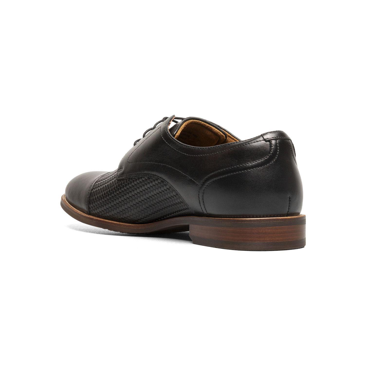Zapatos Formal Negro Rucci Weave Cap Toe-7