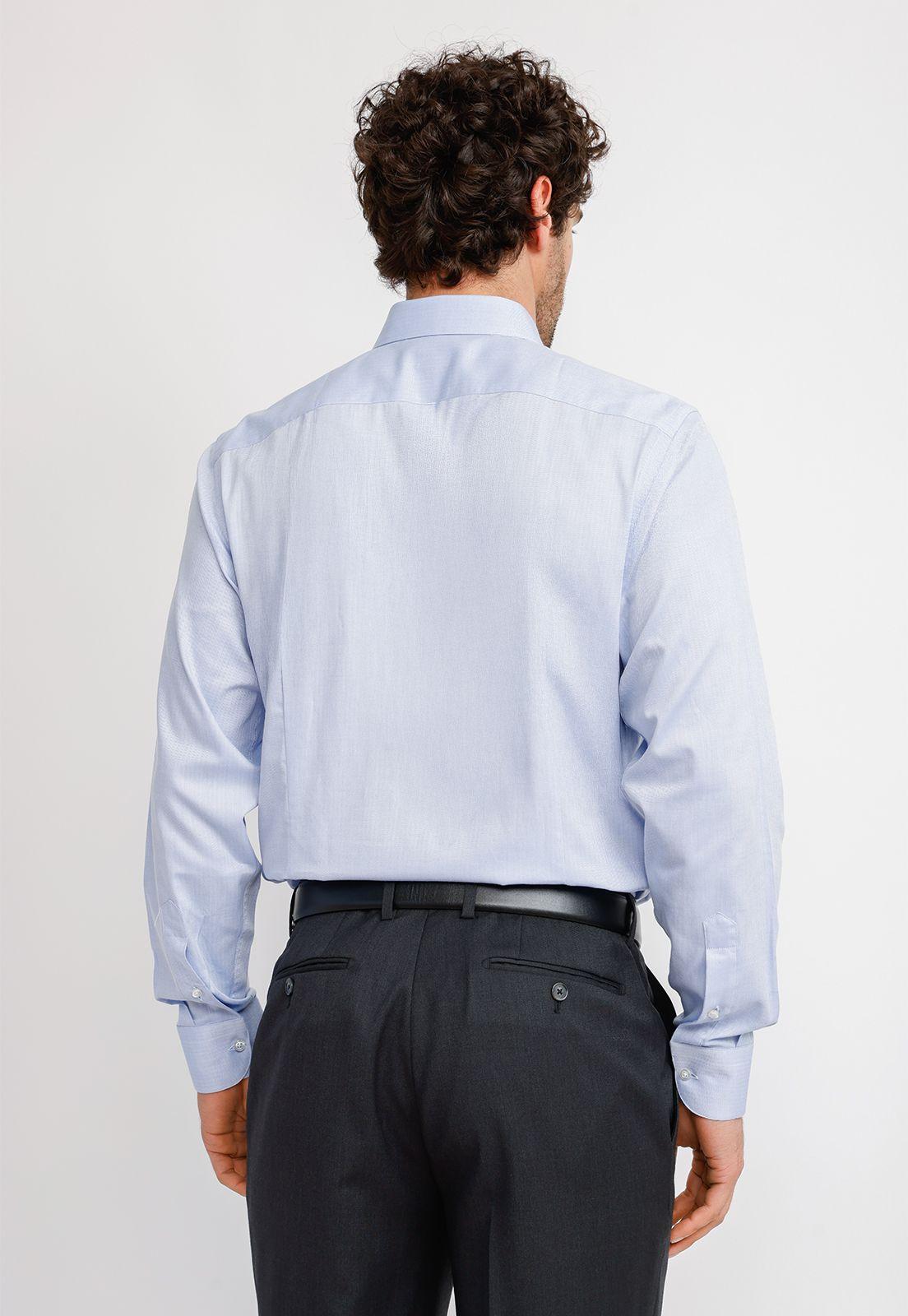 Camisa Hombre Formal Algodón Vercelli Espiga-1