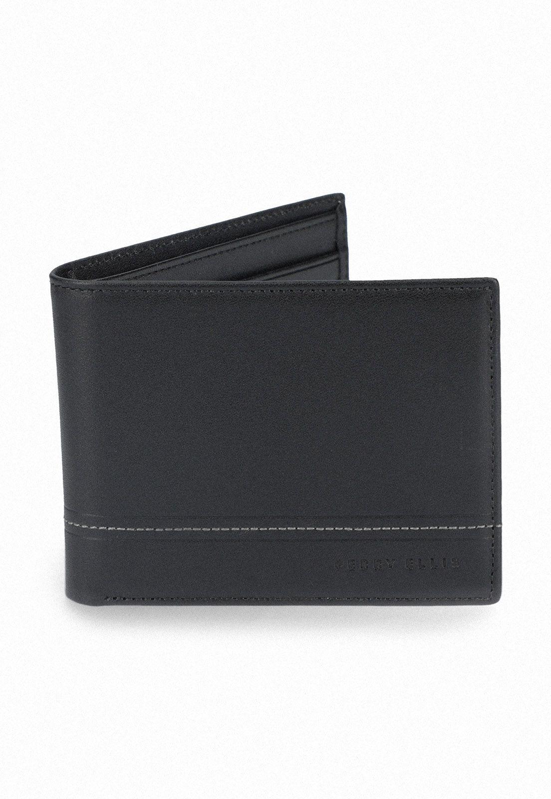 Billetera Cuero Bi-Fold Negro-2