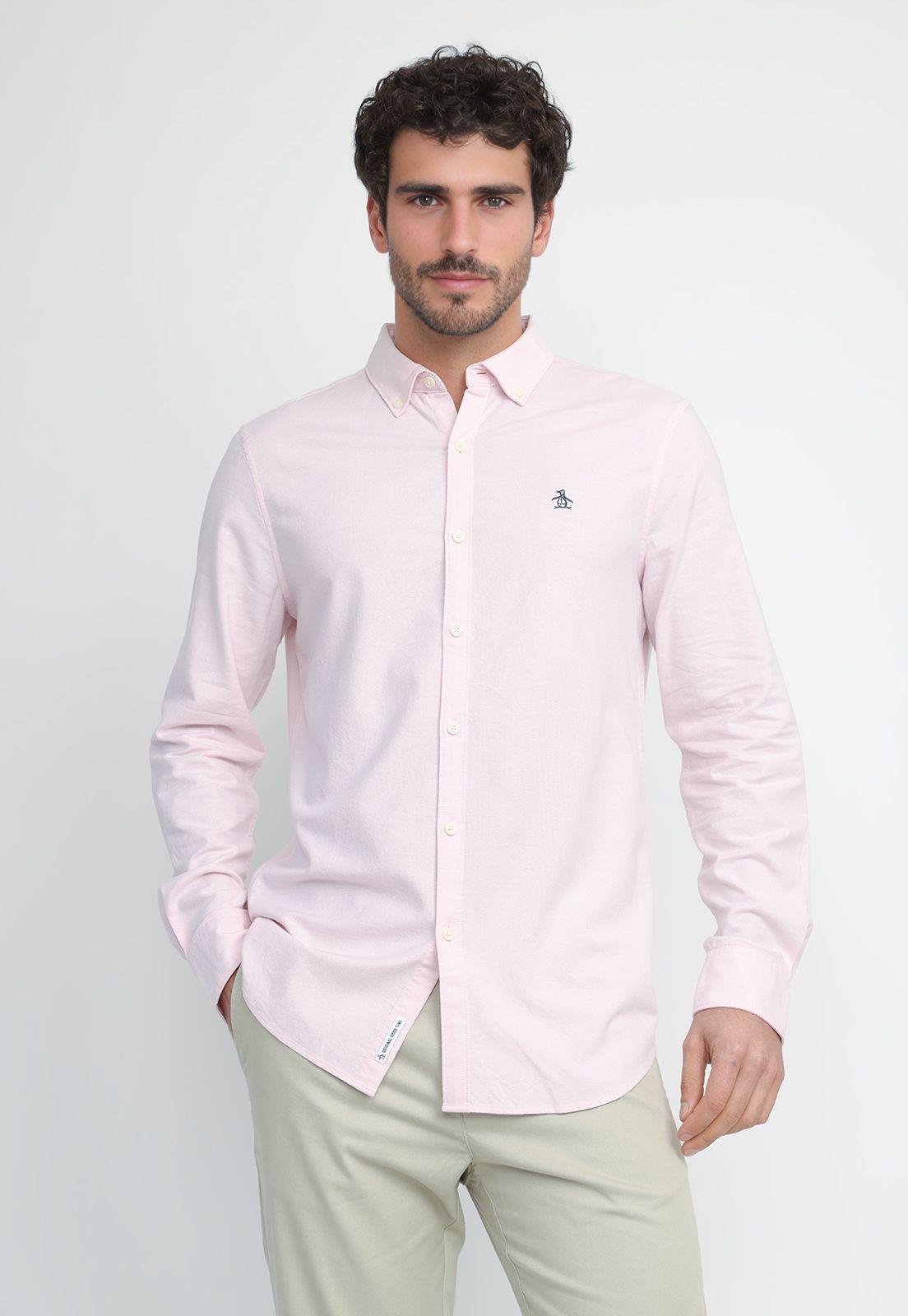 Camisa Hombre Rosada OPWB0035-0