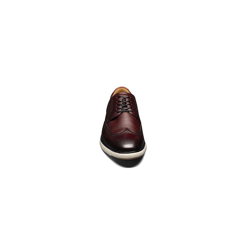 Zapatos Flair Wingtip Oxford Burdeo-4