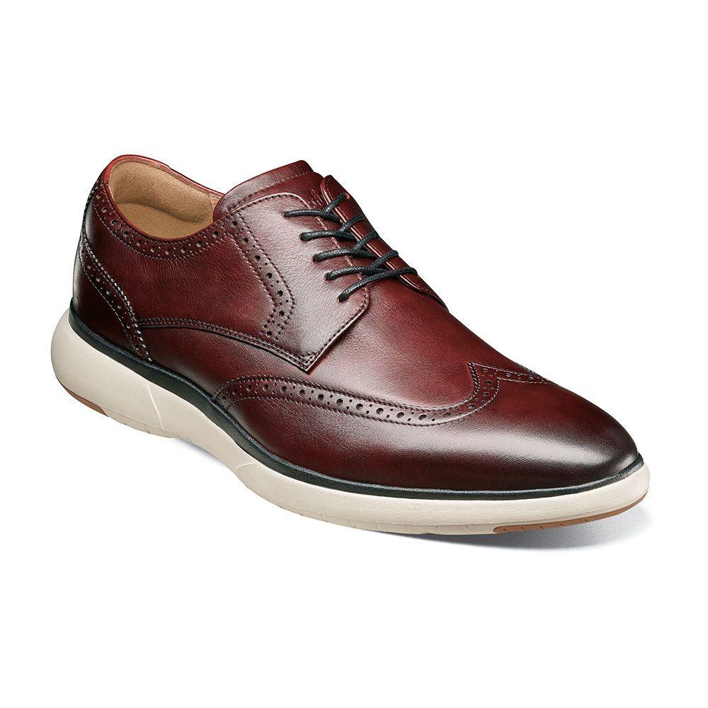 Zapatos Flair Wingtip Oxford Burdeo-0