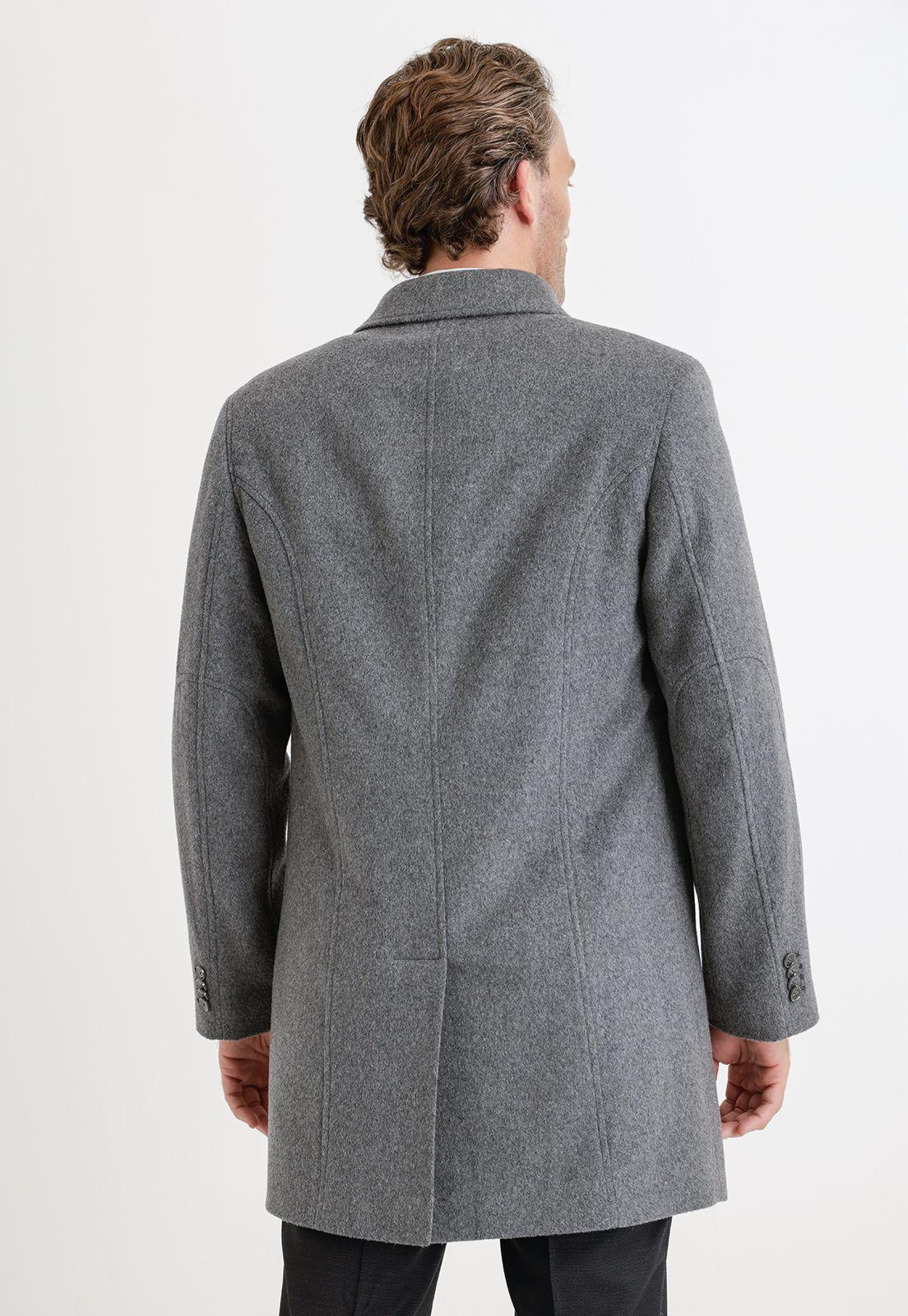 Abrigo Formal Hombre gris-1
