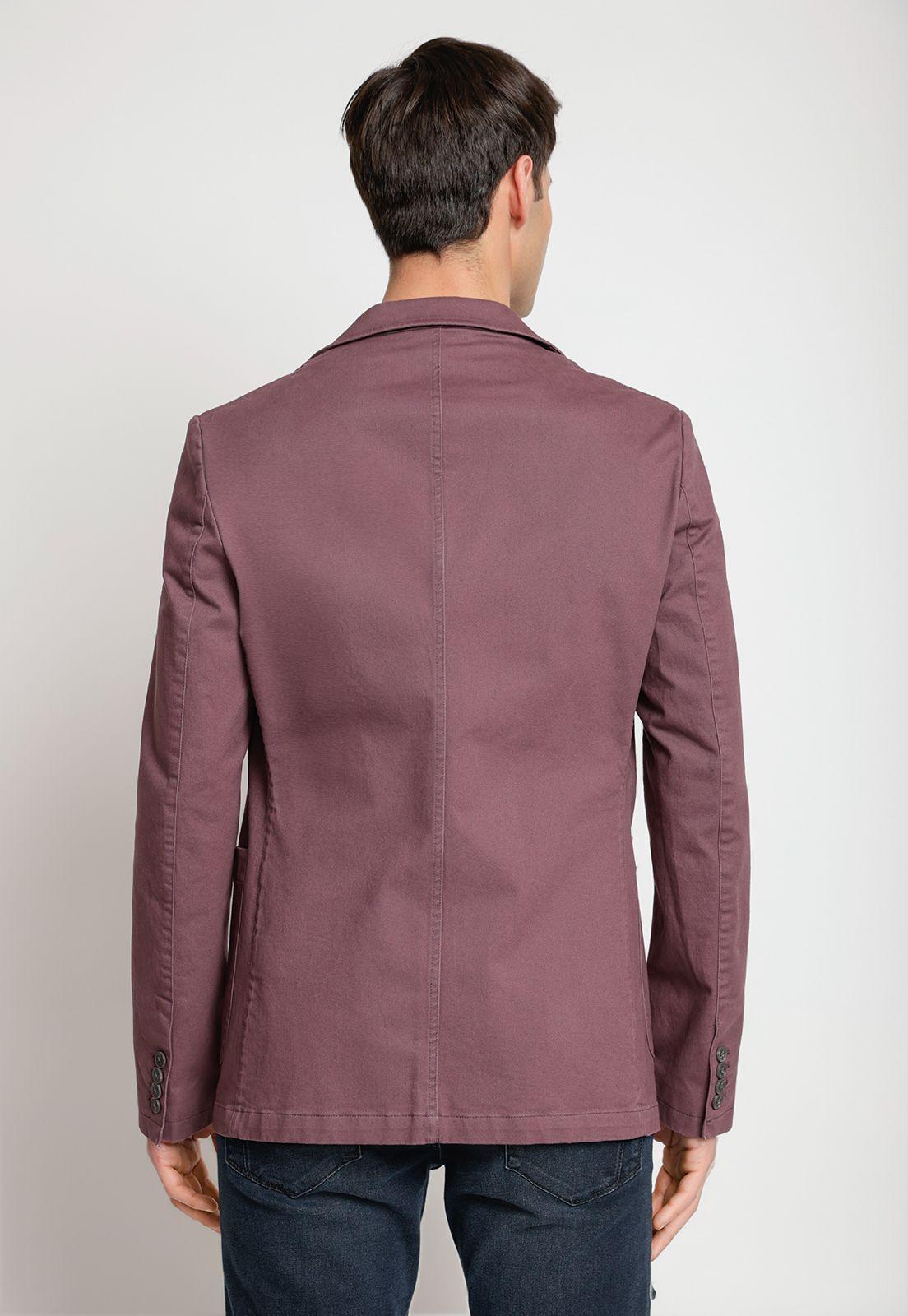Chaqueta Hombre Casual Algodón Stretch Grape-1