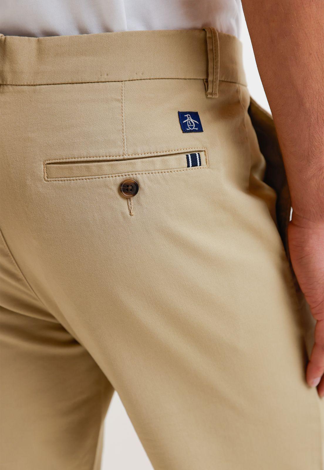 Pantalón Hombre Chino Beige OPBB9000-2