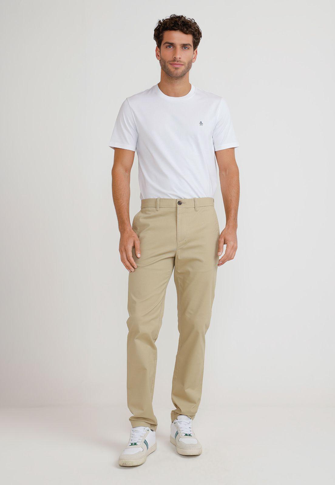 Pantalón Hombre Chino Beige OPBB9000-3