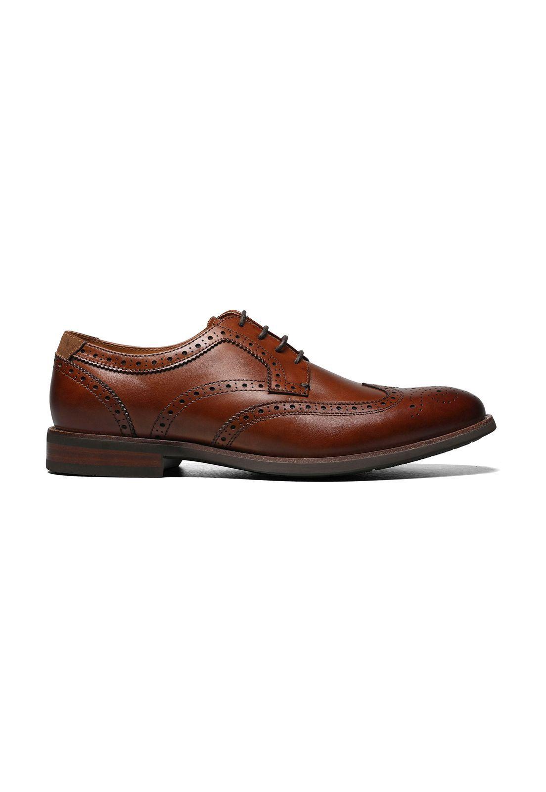 Zapatos Uptown Wingtip Cognac-2