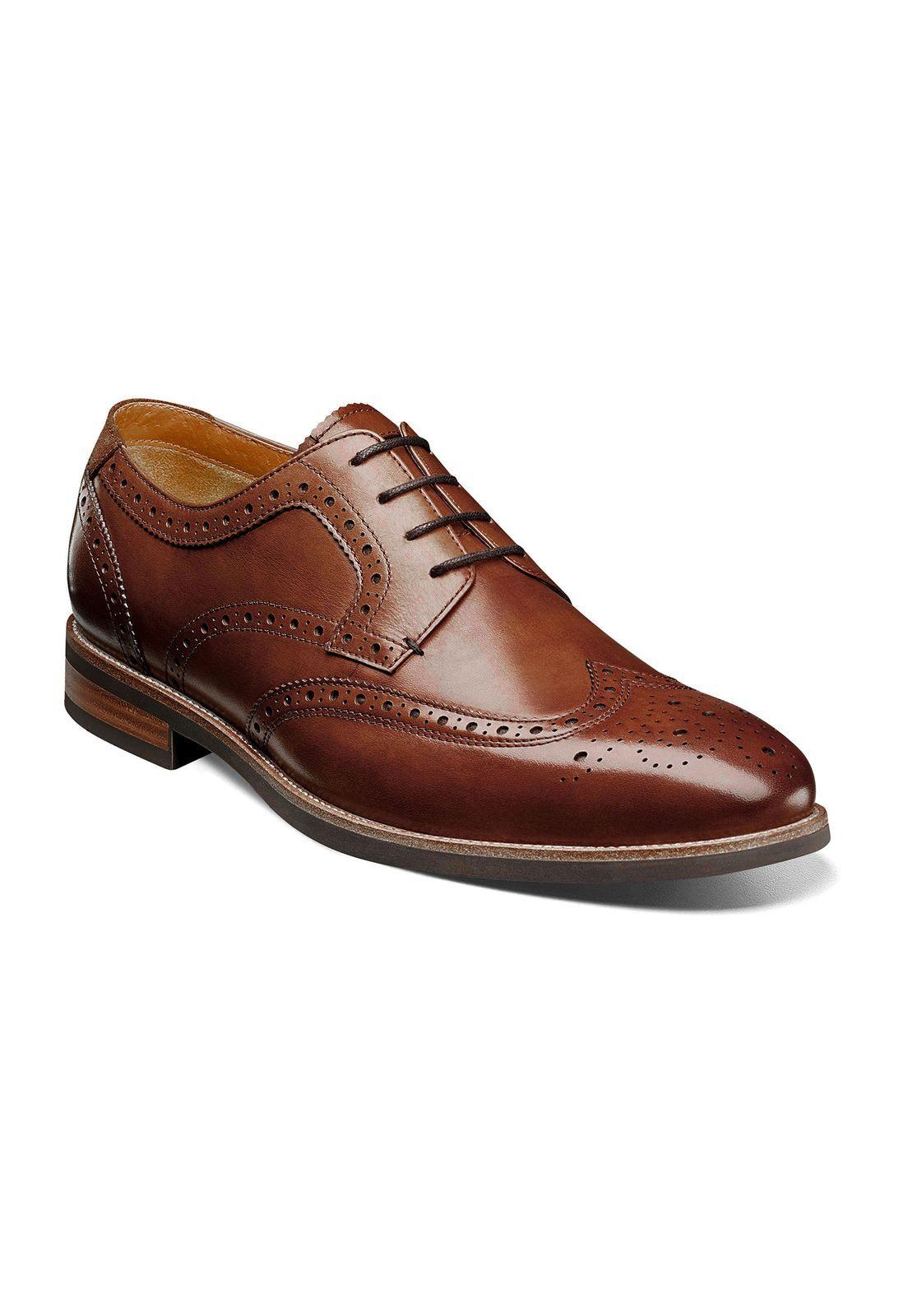 Zapatos Uptown Wingtip Cognac-0