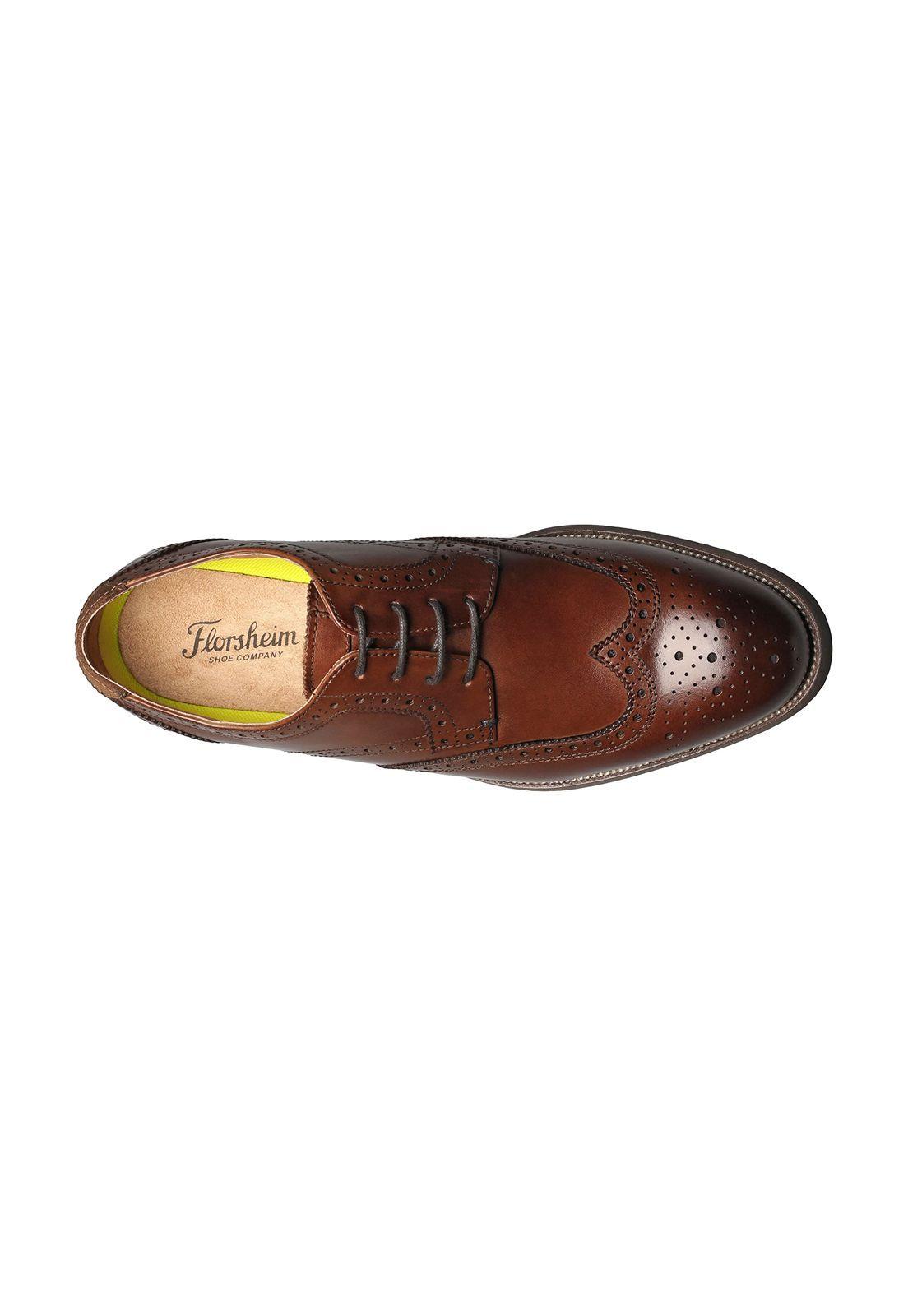 Zapatos Uptown Wingtip Cognac-6