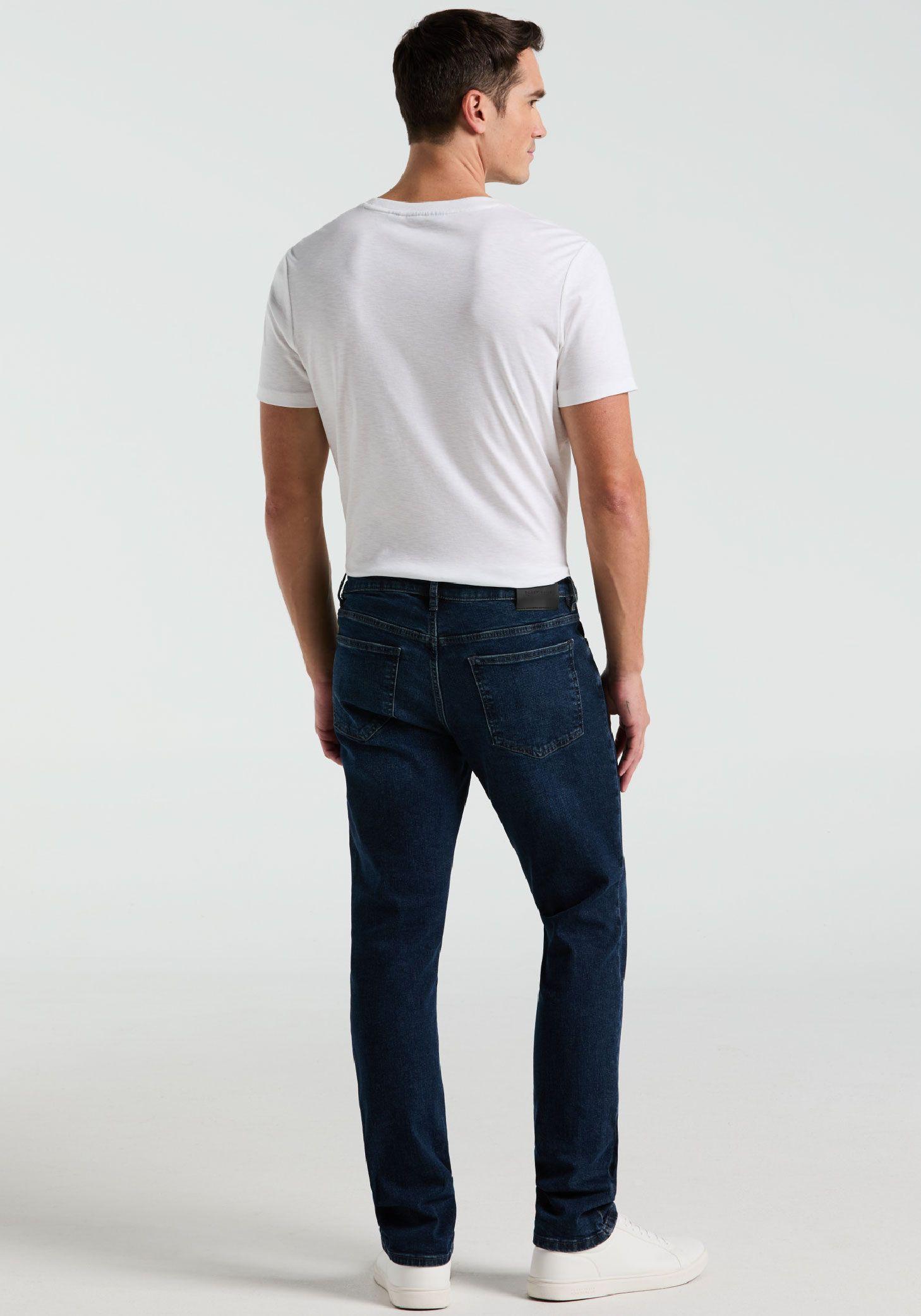 Jeans Hombre Slim Fit Azul Oscuro-1