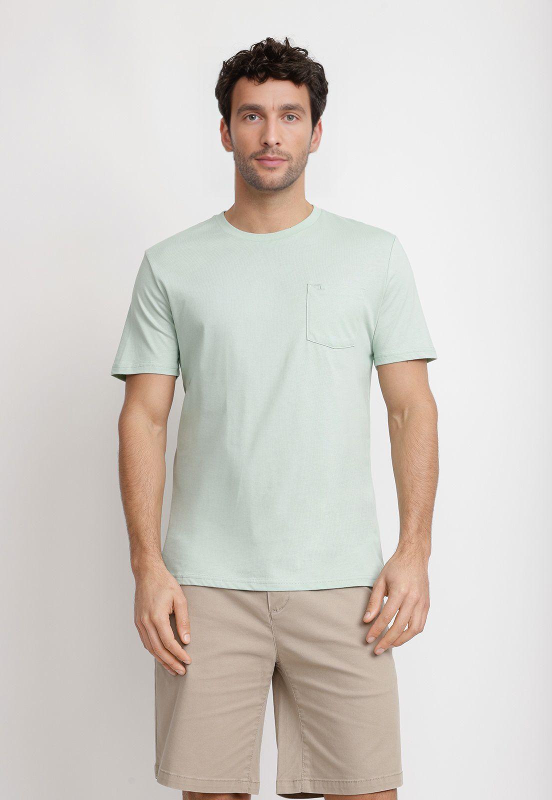 Polera Cuello C Algodón Pima Marcus Menta-0