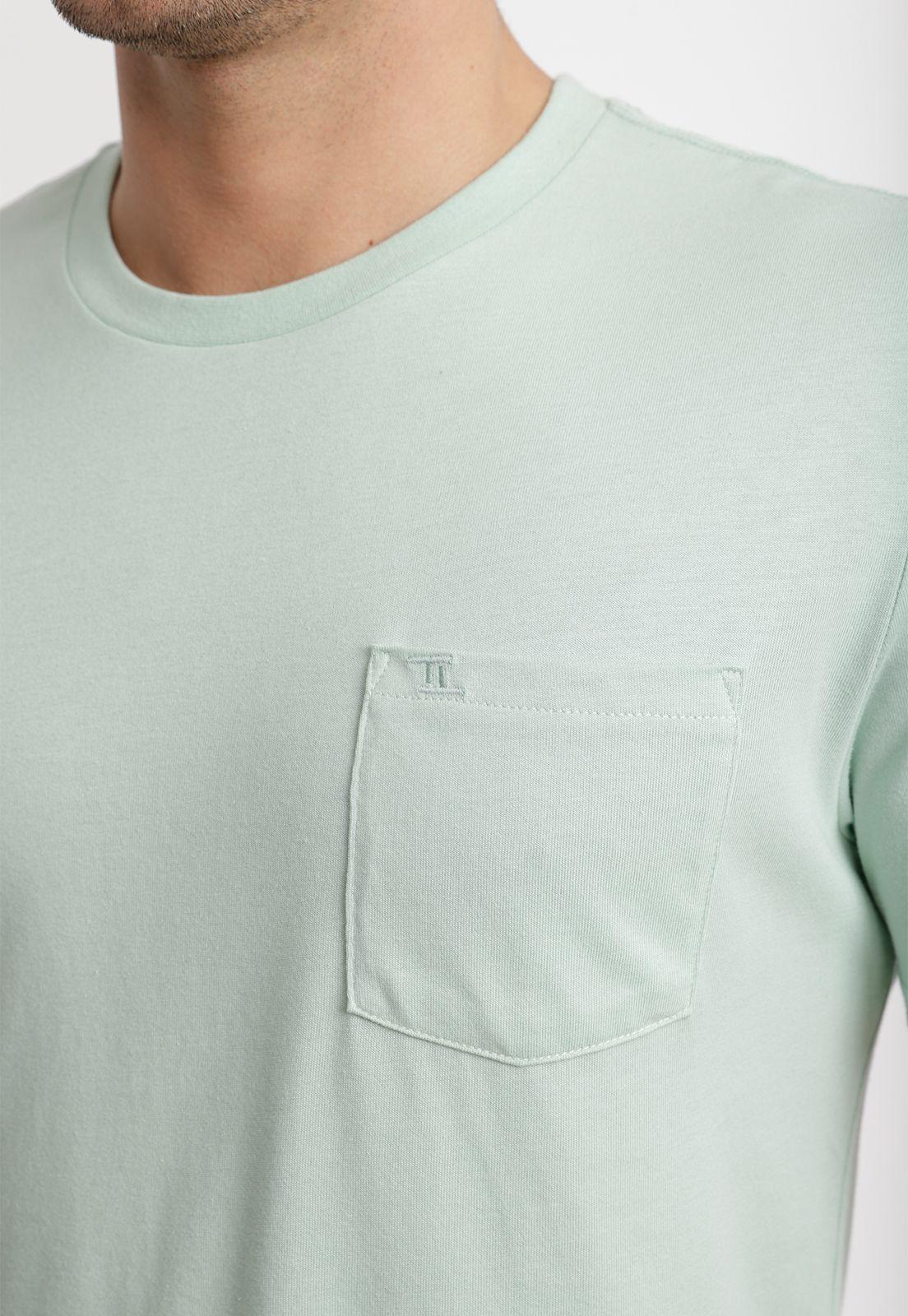 Polera Cuello C Algodón Pima Marcus Menta-2