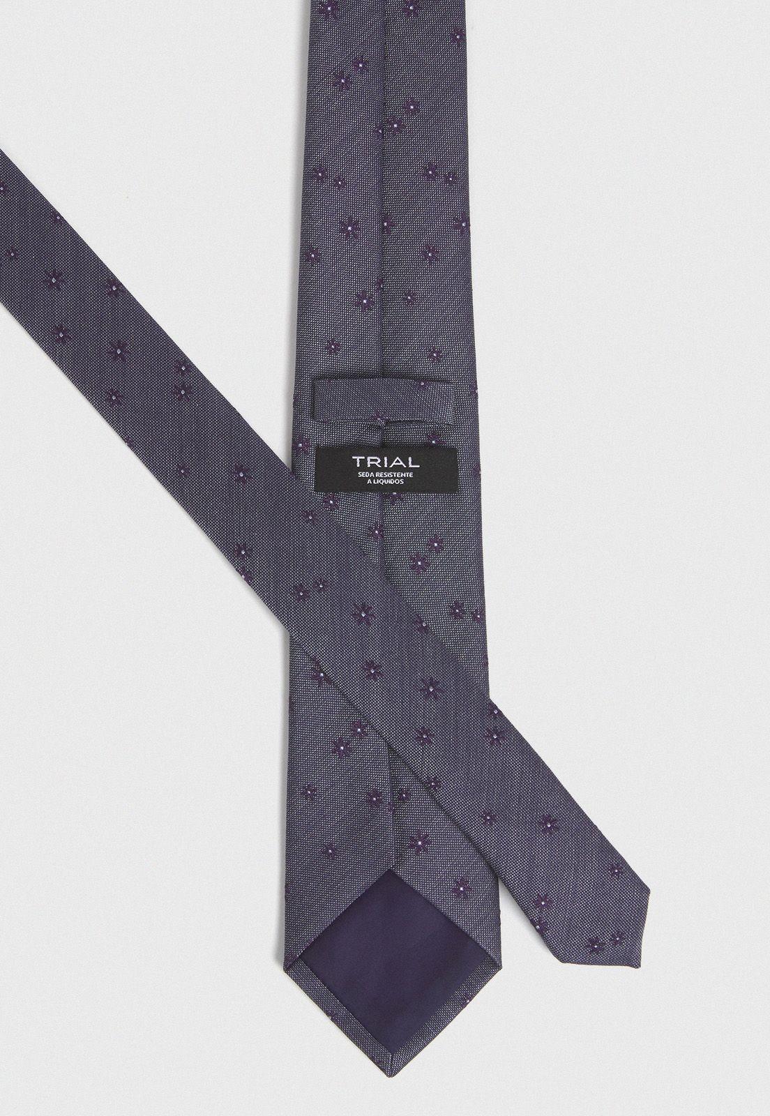 Corbata Formal Hombre Seda Diseño Travel Rojo-1