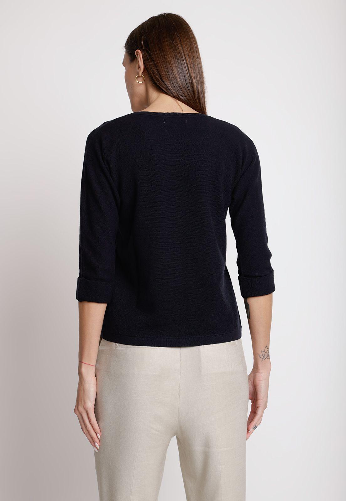 Tejido de Mujer Modelo Dover Color Marino-1