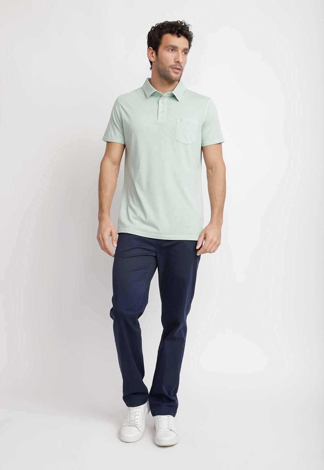 Polera Polo Algodón Pima Marc Menta-3