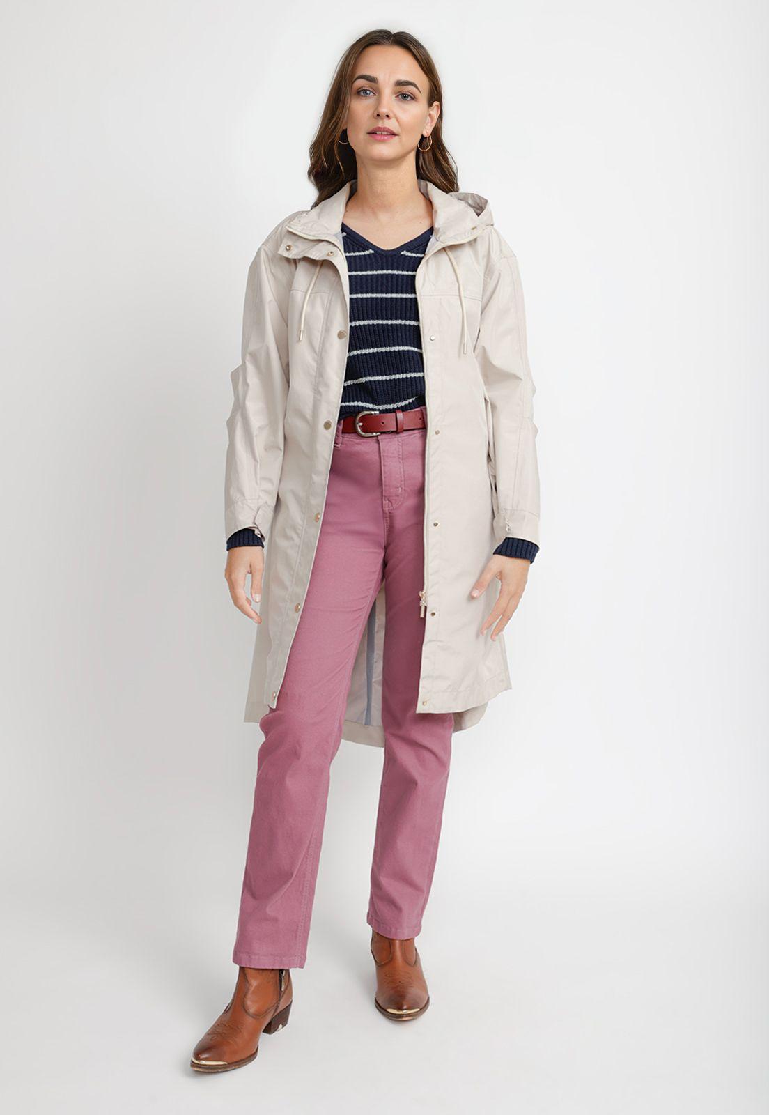 Impermeable Mujer Beige-0